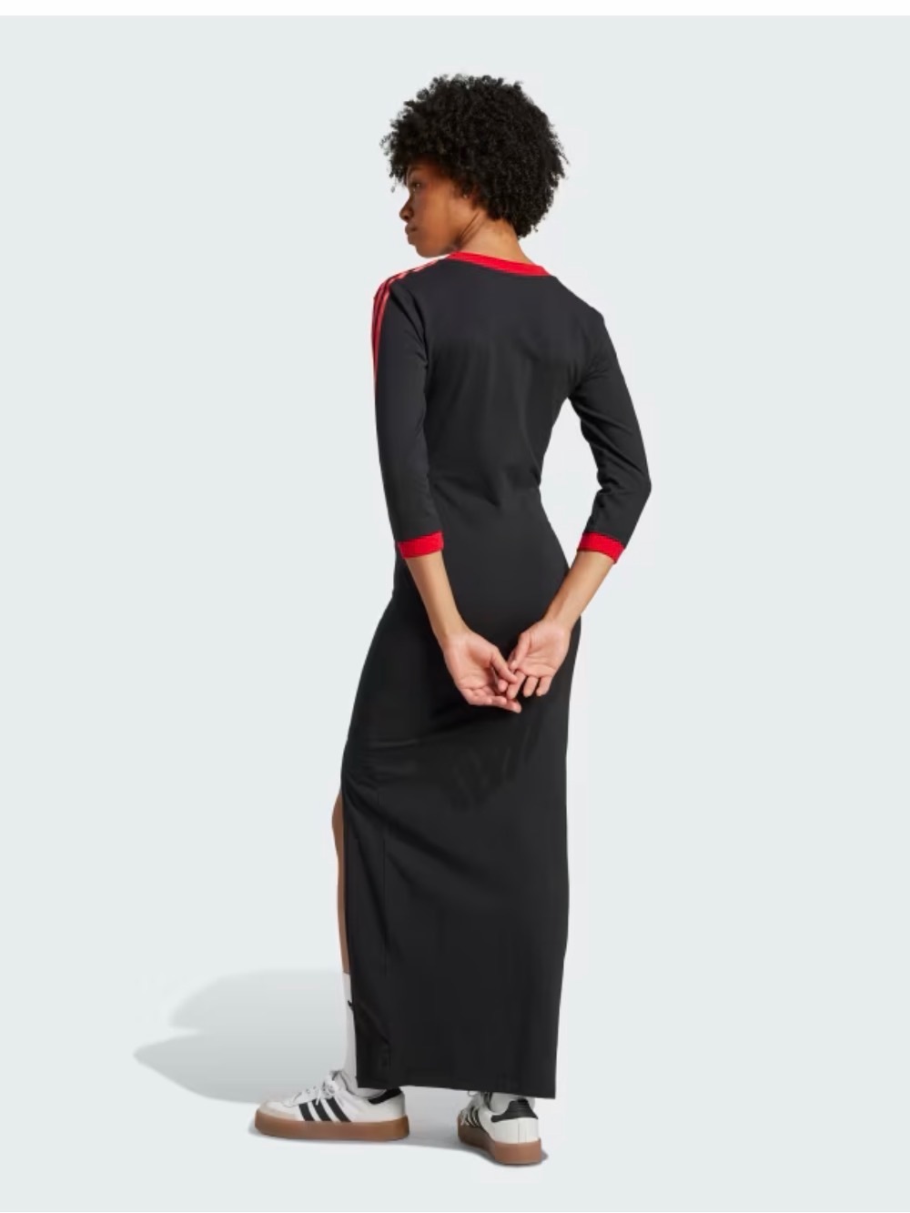 BNWT adidas ADICOLOR CLASSICS 3-STRIPES MAXI DRESS - Picture 6 of 6